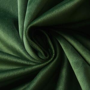 Set draperii din catifea cu inele, Premium, densitate 700 g/ml, Verde, 2 buc
