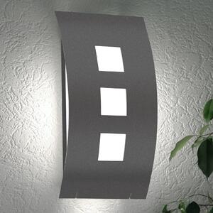 CMD Aplică de exterior Graal RAL7016, Negru, Metal, Modern