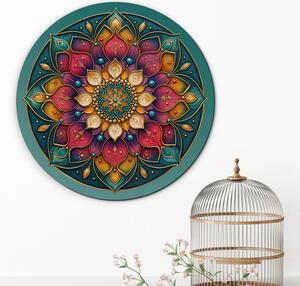 DUBLEZ | Tablou din lemn cu mandala - Impresionant | Imprimare UV premium