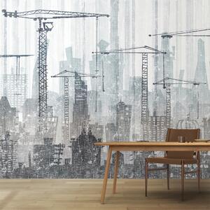 Tapet Construcții, Fototapet orașe și țări, u26287 : Uwalls.ro