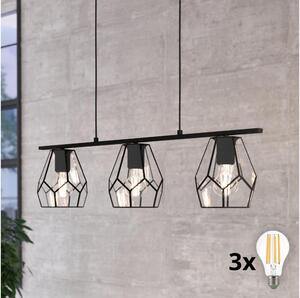 Lustră LED suspendată pe cablu MARDYKE 3xE27/40W/230V - Eglo 43644