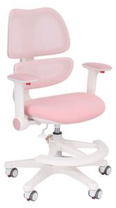 Scaun de birou pentru copii DinoFlex Pink