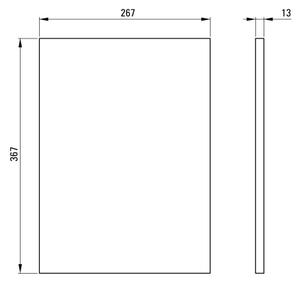 Correo Raft de piatră, pentru consolele sau coloanele de baie - sistem modular CBL_A30B