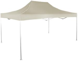 Pavilion de grădină 3x4,5m – din aluminiu, Fără pereţi laterali, Bej