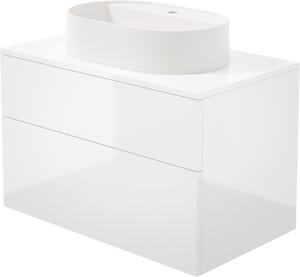 Prizma Mobilier de baie , cu chiuvetă din granit - 55x35 cm SD6B8SAU6B