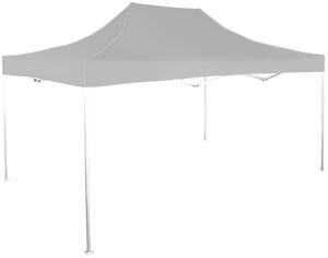 Pavilion de grădină 3x4,5m – din aluminiu, Fără pereţi laterali, Gri / antracit
