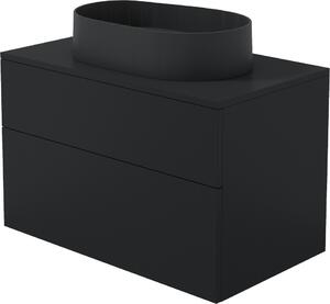 Prizma Mobilier de baie , cu chiuvetă din granit - 55x35 cm SDNB8SNU6S