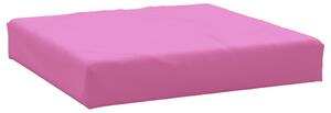 Pernă pentru paleți, roz, 60x60x8 cm, țesătură oxford