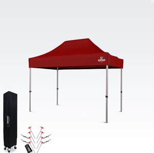 Cort pavilion pliabil 2x3m - fara 3 pereti - Roșu
