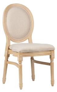 Scaun de banchet provensal Louis – culoare natur deschis