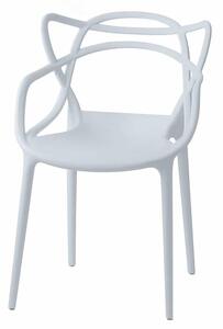 Scaun modern Split - alb