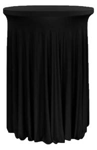 Jambal elastic negru pentru masa de cocktail Fi80cm