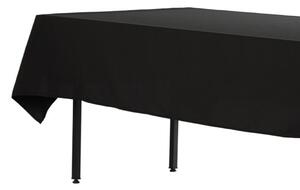 Față de masă din catifea neagră, dimensiuni 280x160 cm
