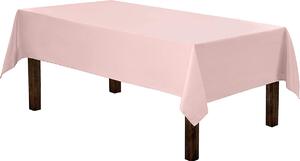 Fata de masa rezistenta la pete pentru o masa de banchet 280x170cm roz pudrat