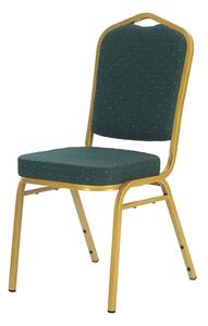 Scaun de banket Roma, culoare verde, dimensiuni 25x25x1,2 cm