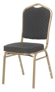 Scaun de banchet Roma negru 25x25x1,2