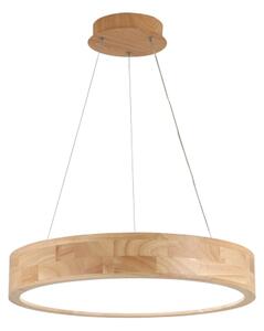 Brilagi -LED Lustră suspendată pe cablu FALCON WOOD LED/30W/230V 3000/4000/6000K 45 cm lemn