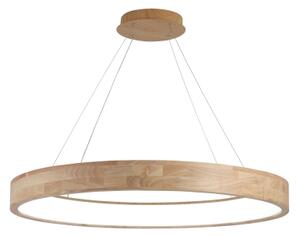 Brilagi - Lustră suspendată pe cablu FALCON WOOD LED/60W/230V 3000/4000/6000K 80 cm din lemn