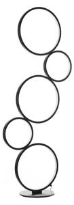 ONLI - Lampă de podea LED RINGS, 58 W, 230 V, 4000 K, neagră