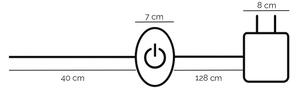 ONLI - Lampă de podea LED RINGS, 58 W, 230 V, 4000 K, neagră