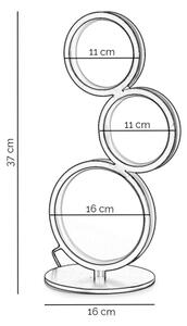 Lampă de birou LED RINGS ONLI, 17W, 230V, 4000K, 37 cm, neagră