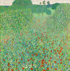 Reproducere Blossoming poppies, Gustav Klimt