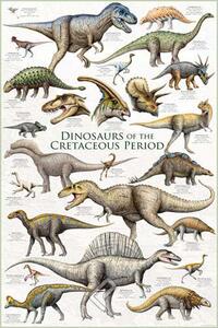 Poster Dinosaurs - Cretaceous Period