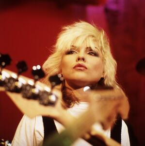 Fotografie Portrait de Deborah Harry du groupe punk americain Blondie , vers 1977