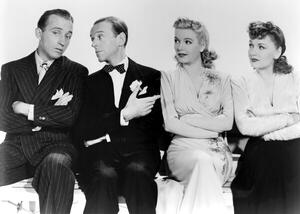 Fotografie Bing Crosby, Fred Astaire, Virginia Dale And Majorie Reynolds