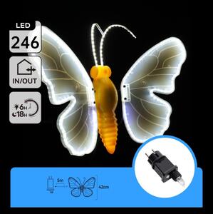 Aigostar - LED decorațiune de Crăciun pentru exterior 234xLED IP44 alb rece fluture