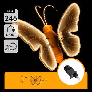 Aigostar - LED Decorațiune de Crăciun pentru exterior 234xLED IP44 alb cald fluture