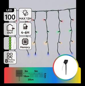 Aigostar - LED ghirlandă de Crăciun pentru exterior 100xLED/8 funcții 8x0,4m IP44 multicoloră