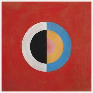 Reproducere The Swan No.17 (Red, Black, White Abstract) - Hilma af Klint