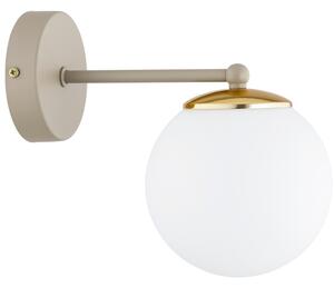 Brilagi - Aplica de perete MILO ECRU 1xE27/60W/230V bej/auriu