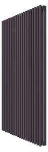 Calorifer decorativ colorat 903/1500 mm SLIM BITUBO (include kit de instalare)-RAL 4007 TEXT
