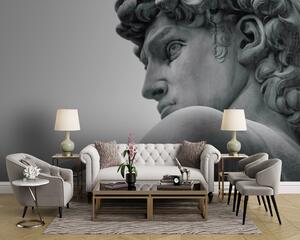 Tapet Nas, ochi și sculptură, Fototapet alb-negru, u57196 : Uwalls.ro