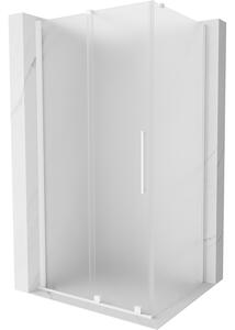 Mexen Velar, cabină de duș cu ușă glisantă 120 x 80 cm, sticlă mată 8 mm, alb mat, 871-120-080-31-20