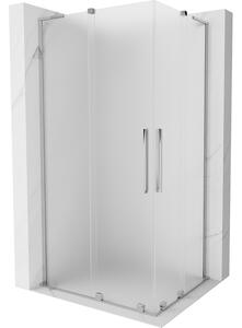 Mexen Velar L Duo, cabină de duș cu ușă glisantă 100 x 90 cm, sticlă mată 8 mm, crom, 871-100-090-02-33-01