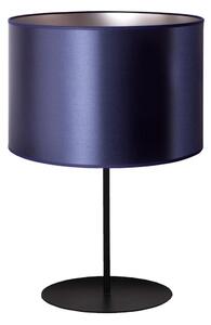 Lampă de masă CANNES 1xE14/15W/230V 20 cm albastră/argintie/neagră