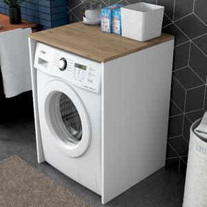 Cabinet pentru mașină de spălat KD103-2341 Nuc alb