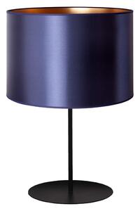 Lampă de masă CANNES 1xE14/15W/230V 20 cm albastră/cupru/neagră