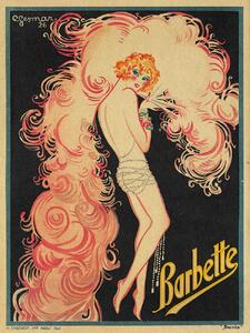 Artă imprimată Barbette Advert (Vintage Lady), (30 x 40 cm)