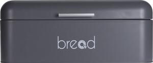 Cutie de tablă pentru pâine EH Bread cu capac, gri
