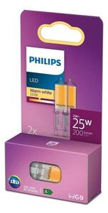 SET 2x bec LED Philips G9/2W/230V 2700K