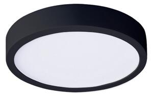 Plafonieră LED/24W/230V 3000/4000/6000K negru rotund Solight WD174-B