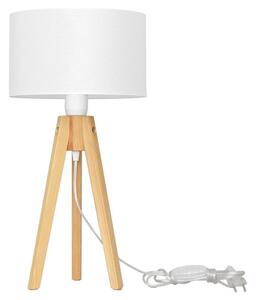 Lampă de masă ALBA 1xE27/60W/230V alb/pin
