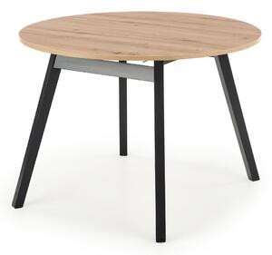Masă Houston 981Stejar artizan, Negru, 7cm, ExtensieExtensie, PAL laminat, Lemn