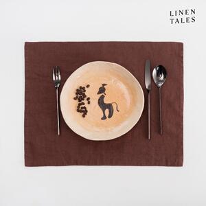 Suport pentru farfurii din in 35x45 cm Chocolate – Linen Tales