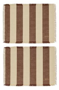 Suporturi pentru farfurii 2 buc. din bumbac organic 36x48 cm Toppu – OYOY Living Design