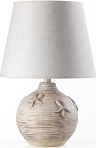 Lampă de masă MARINA 1xE27/22W/230V bej/alb 60 cm ONLI